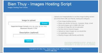 PHP Images Hosting Script PHP Images Hosting Script