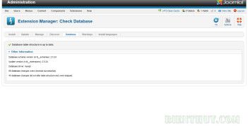 Joomla 2.5: Fix lỗi Refresh Manifest Cache failed: Extension is not currently installed Joomla 2.5: Fix Refresh Manifest Cache failed: Extension is not currently installed