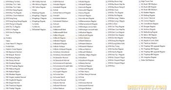 Download trọn bộ Font chữ ABC, VNI và thư pháp Download trọn bộ Font chữ ABC, VNI và thư pháp