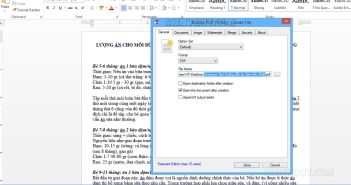 Cách cài đặt và sử dụng Bullzip PDF Printer Convert to PDF bằng PDF Printer