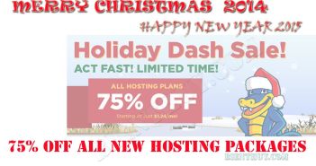 Giáng sinh sớm với khuyến mại 75% OFF từ Hostgator Giáng sinh sớm với khuyến mại 75% OFF từ Hostgator