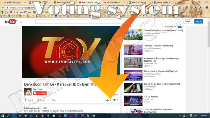 Voting System Youtube Style With jQuery & PHP