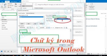 Cách tạo và thêm chữ ký trong Microsoft Outlook 2010 đến 2016 Cách tạo và thêm chữ ký trong Microsoft Outlook 2010 đến 2016