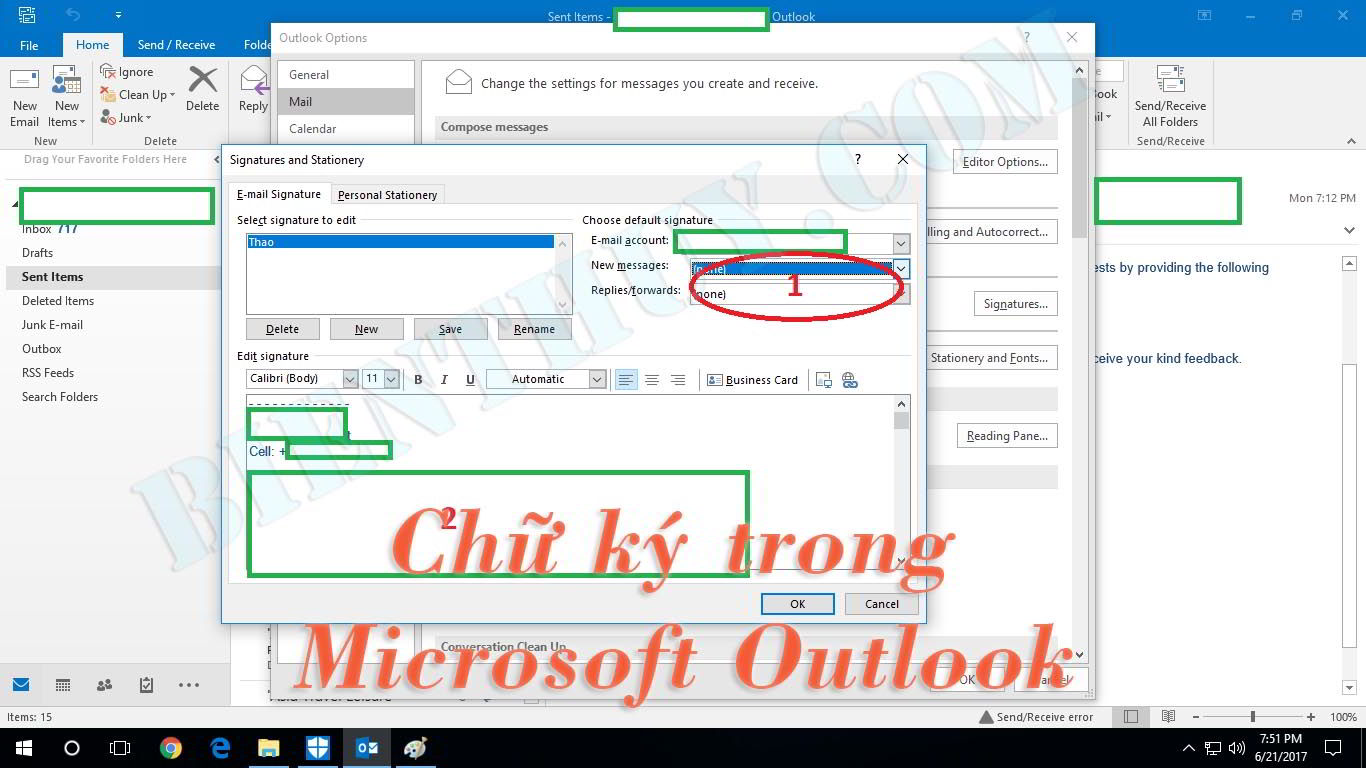 Tạo chữ ký Outlook chuyên nghiệp và cá tính chỉ trong vài phút. Với những tính năng mới, bạn có thể trang trí chữ ký của mình với nhiều màu sắc, hình ảnh và font chữ độc đáo. Gây ấn tượng với đối tác và khách hàng của bạn bằng chữ ký sáng tạo và đặc biệt.