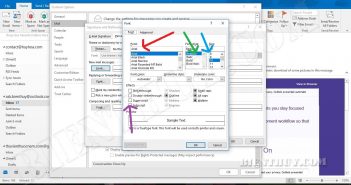 Hướng dẫn sử dụng outlook: Cài đặt font chữ, màu chữ mặc định Cách cài đặt font chữ, màu chữ mặc định trong outlook