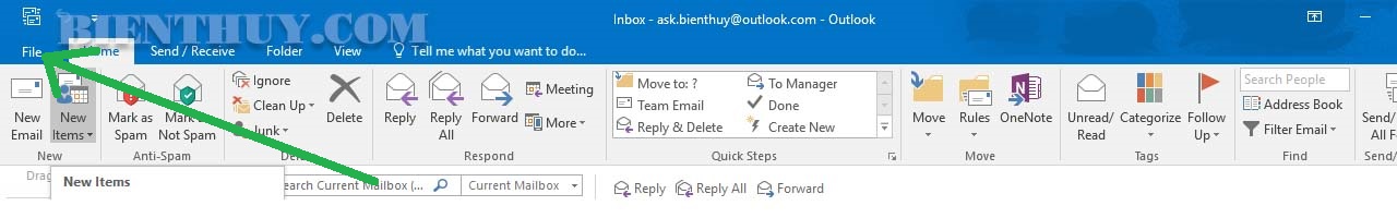 Hướng Dẫn Sử Dụng Outlook: Cài đặt Font Chữ, Màu Chữ Mặc định