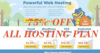 Hostgator đang âm thầm khuyến mại 75% OFF Hostgator đang âm thầm khuyến mại 75% OFF