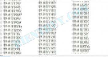 Chặn dải IP Việt Nam truy cập bằng htaccess hoặc nginx Chặn dải IP Việt Nam