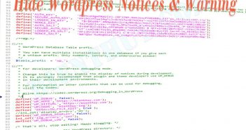 Cách ẩn các thông báo lỗi (Warnings and Notices) trên WordPress Cách ẩn các thông báo lỗi (Warnings and Notices) trên WordPress