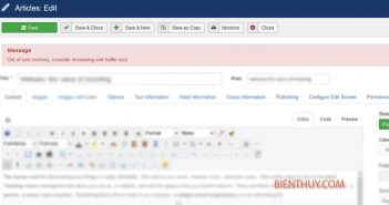 Joomla Fix Out of sort memory, consider increasing sort buffer size Joomla Fix Out of sort memory, consider increasing sort buffer size